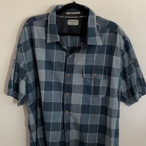 Tommy Bahama Blue Casual Button Down Shirt